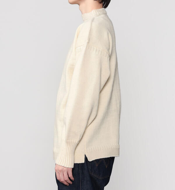  「Le Tricoteur | トラディショナル ウールガンジーセーター UNISEX」|ニット・セーター|