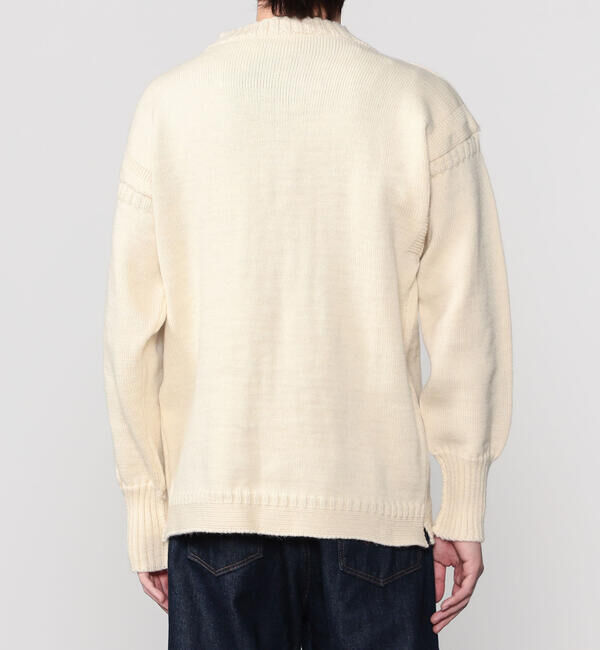  「Le Tricoteur | トラディショナル ウールガンジーセーター UNISEX」|ニット・セーター|