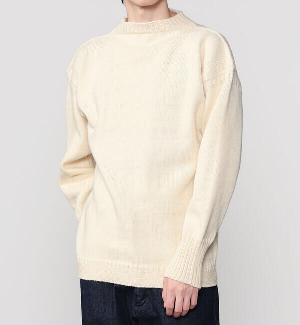  「Le Tricoteur | トラディショナル ウールガンジーセーター UNISEX」|ニット・セーター|