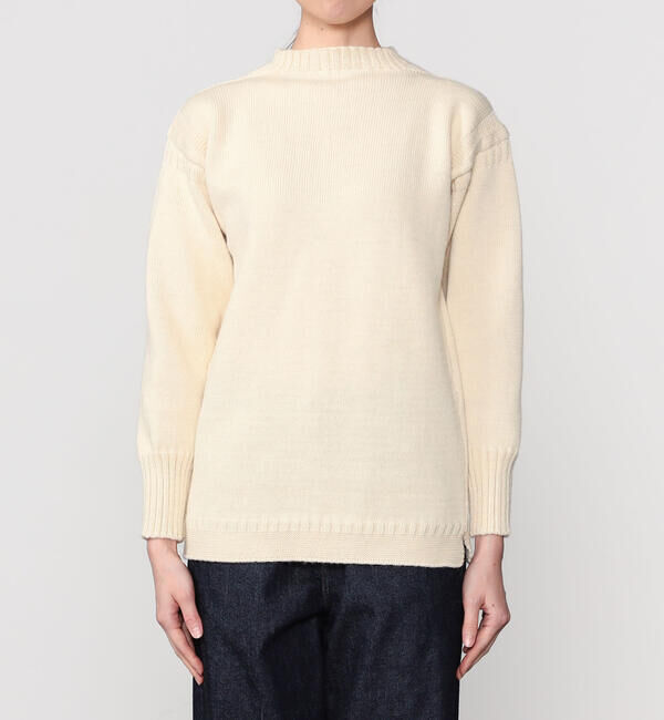  「Le Tricoteur | トラディショナル ウールガンジーセーター UNISEX」|ニット・セーター|