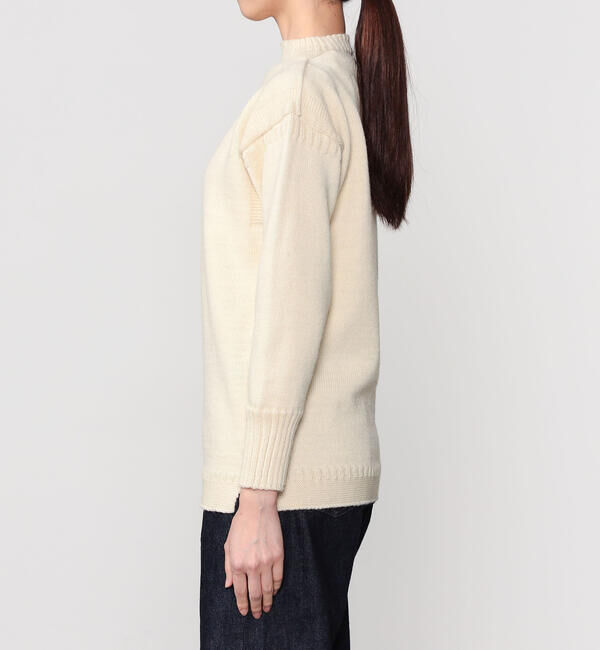  「Le Tricoteur | トラディショナル ウールガンジーセーター UNISEX」|ニット・セーター|