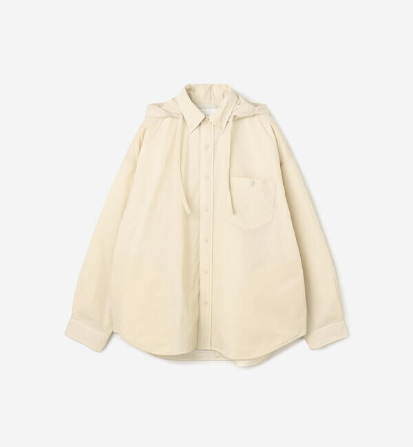 GYMPHLEX「Gymphlex | ハイストレッチ フードシャツジャケット WOMEN」|ダウン|