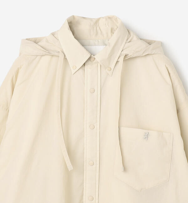 GYMPHLEX「Gymphlex | ハイストレッチ フードシャツジャケット WOMEN」|ダウン|