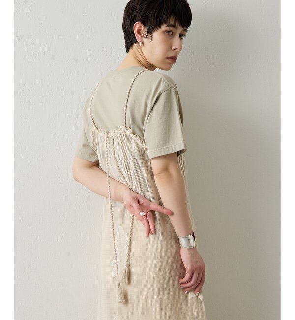  「メッシュレースワンピース」|ワンピース|