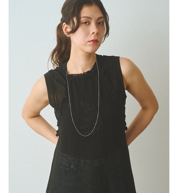  「メッシュレースワンピース」|ワンピース|