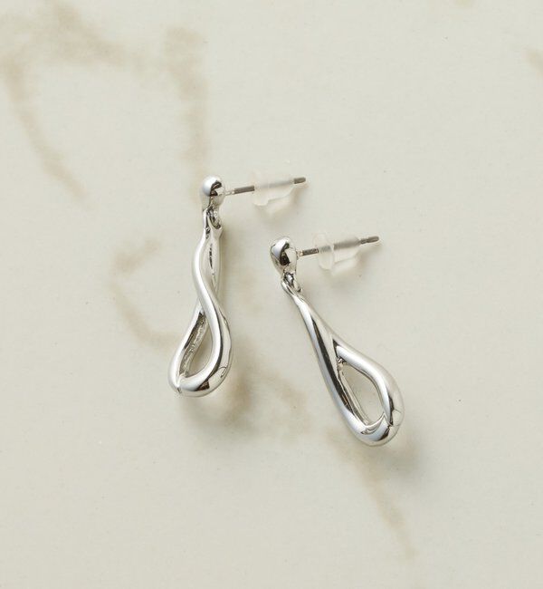  「【PAPILLONNER/パピヨネ】ツイストドロップピアス」|リング|