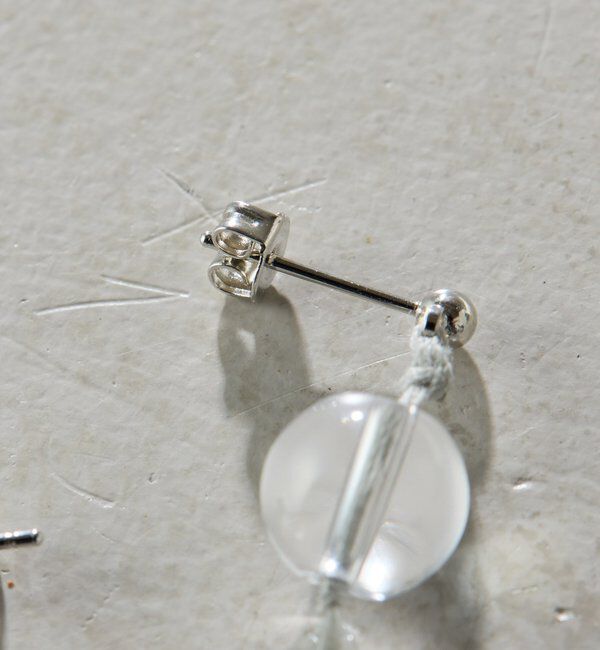  「【PAPILLONNER/パピヨネ】クリアドロップピアス」|リング|