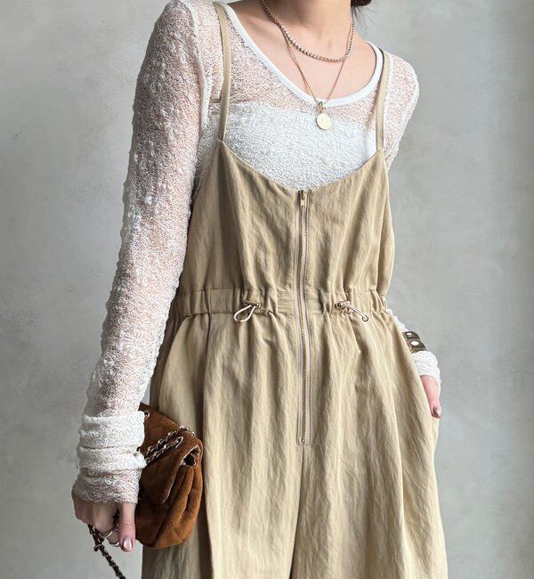  「【WEB限定】2WAYキャミサロペット」|ワンピース|