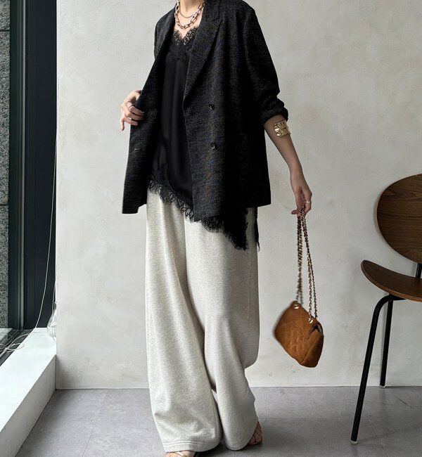  「ショート丈アシメレースキャミ」|シャツ・ブラウス|