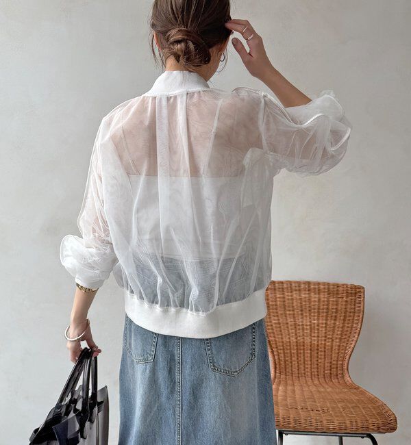  「【WEB限定】シアーブルゾン」|ブルゾン・スタジャン|