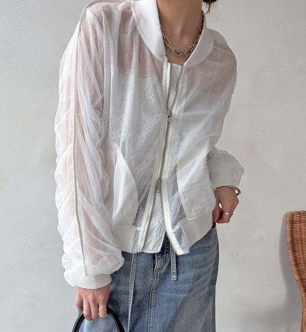  「【WEB限定】シアーブルゾン」|ブルゾン・スタジャン|