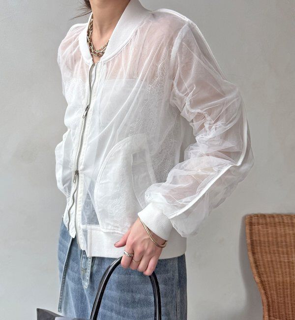  「【WEB限定】シアーブルゾン」|ブルゾン・スタジャン|