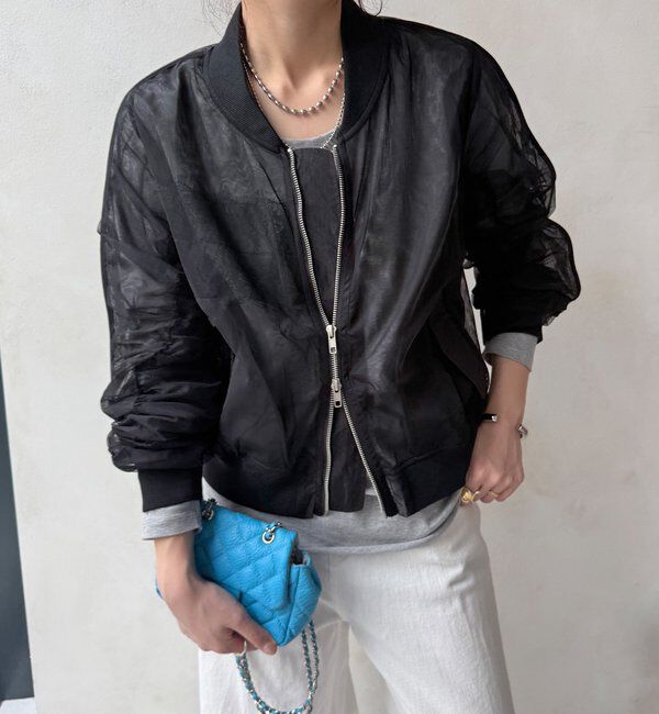  「【WEB限定】シアーブルゾン」|ブルゾン・スタジャン|