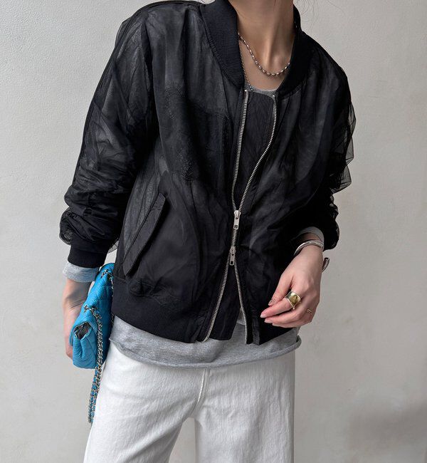  「【WEB限定】シアーブルゾン」|ブルゾン・スタジャン|