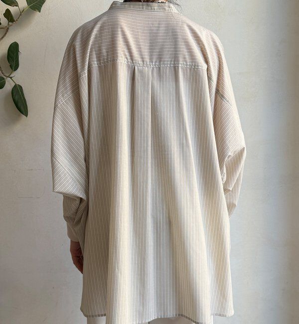  「ストライプドルマンVVシャツ」|シャツ・ブラウス|