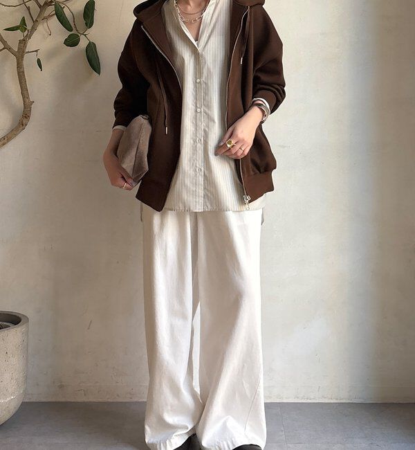  「ストライプドルマンVVシャツ」|シャツ・ブラウス|