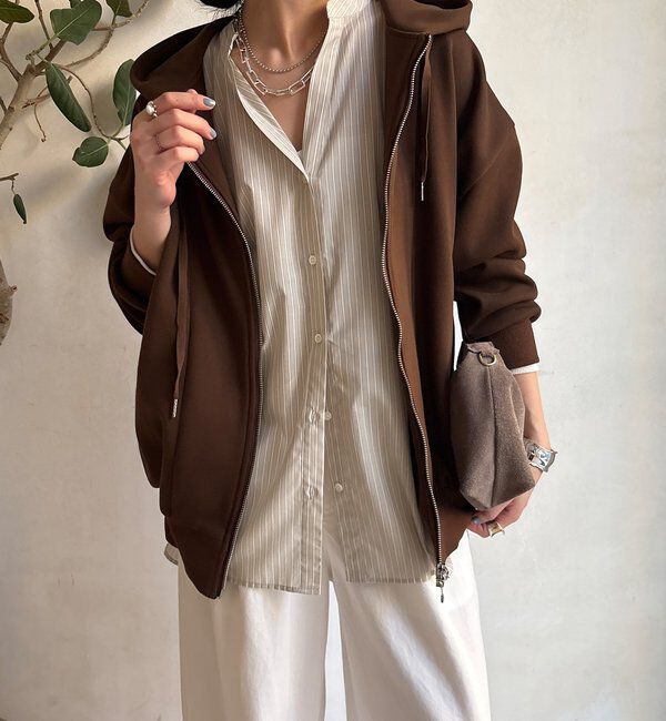  「ストライプドルマンVVシャツ」|シャツ・ブラウス|