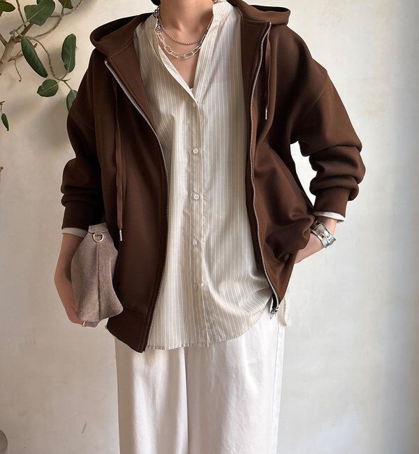  「ストライプドルマンVVシャツ」|シャツ・ブラウス|