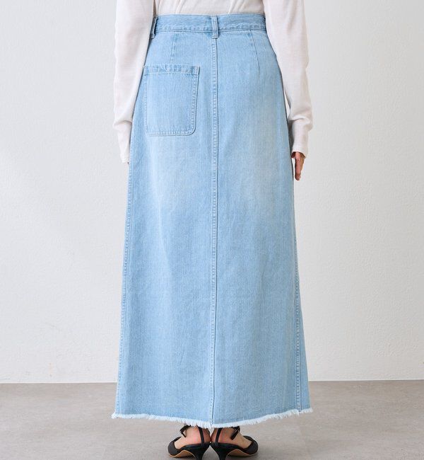  「【MONN.:.(モン)】ラップデニムスカート」|スカート|