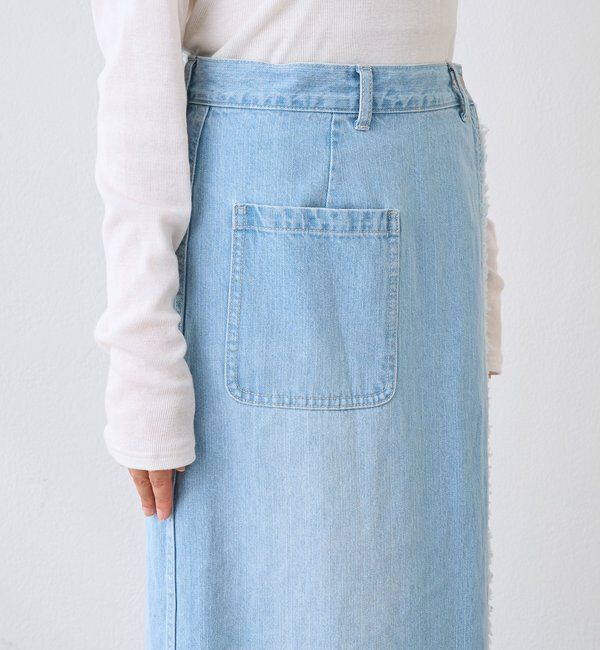  「【MONN.:.(モン)】ラップデニムスカート」|スカート|