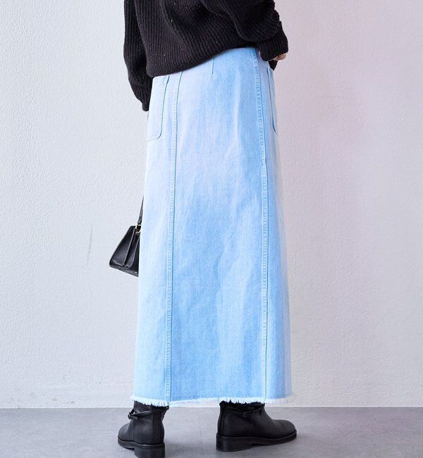  「【MONN.:.(モン)】ラップデニムスカート」|スカート|