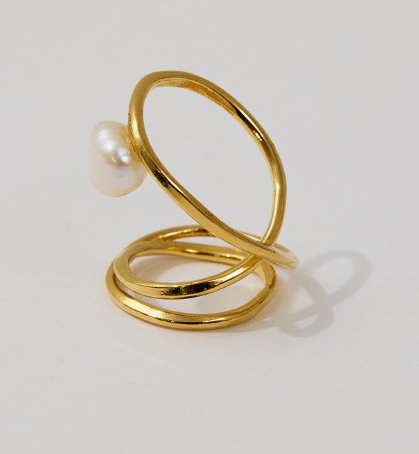  「スパイラルパールリング」|リング|