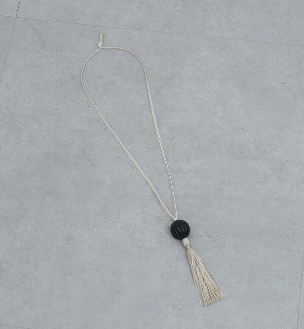  「タッセルコードネックレス」|リング|