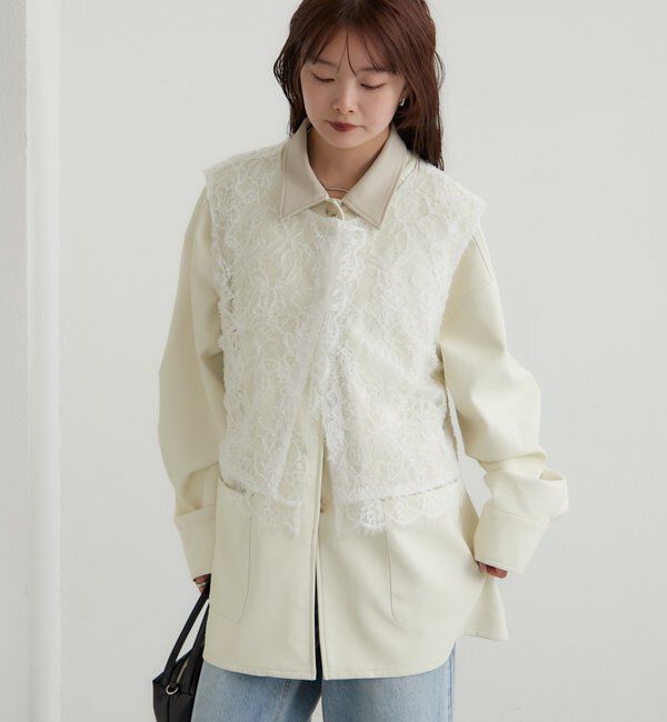  「マルチWAYレースレイヤードジャケット」|その他|