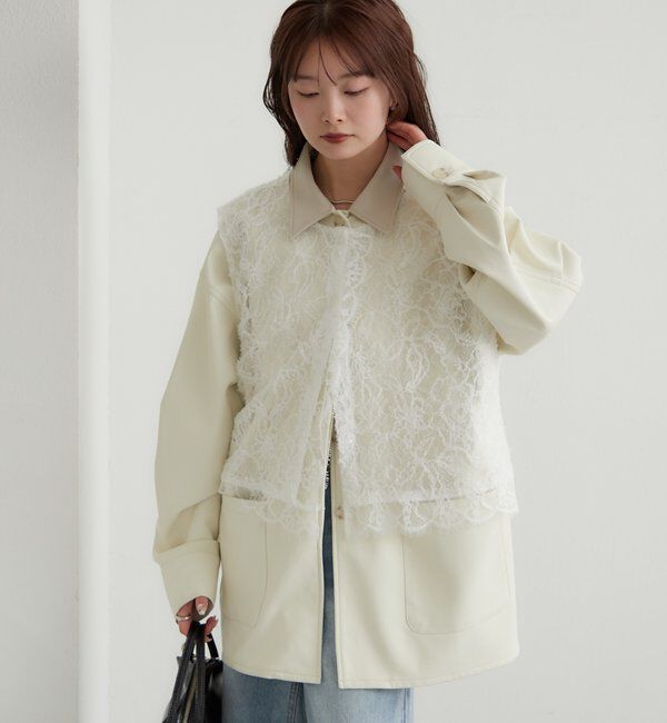  「マルチWAYレースレイヤードジャケット」|その他|
