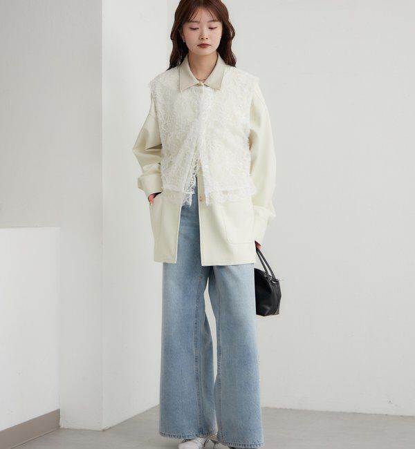  「マルチWAYレースレイヤードジャケット」|その他|