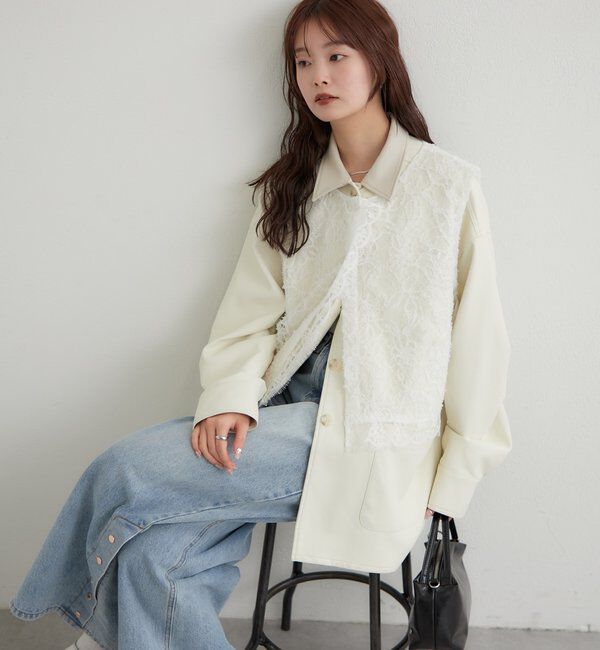  「マルチWAYレースレイヤードジャケット」|その他|