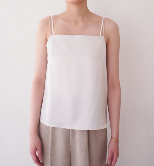  「【Atelier N5/アトリエヌメロサンク】サテンキャミ」|シャツ・ブラウス|