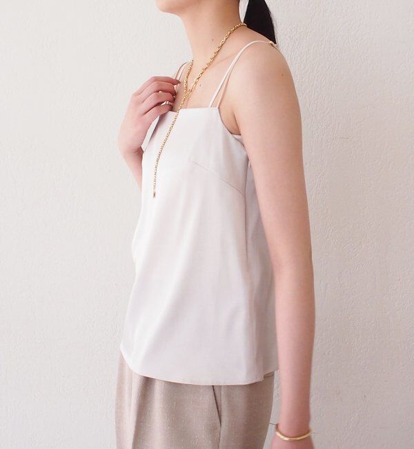  「【Atelier N5/アトリエヌメロサンク】サテンキャミ」|シャツ・ブラウス|