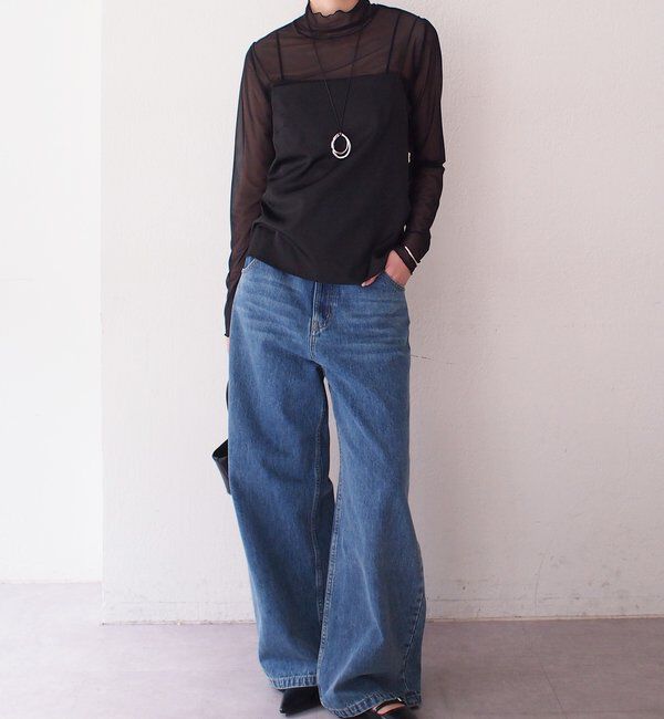  「【Atelier N5/アトリエヌメロサンク】サテンキャミ」|シャツ・ブラウス|