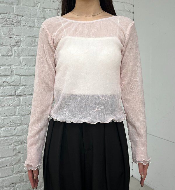  「ワッシャーリバプルオーバー」|Tシャツ・カットソー|