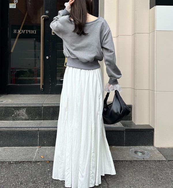  「【低身長サイズあり】ランダム切替フレアスカート」|スカート|