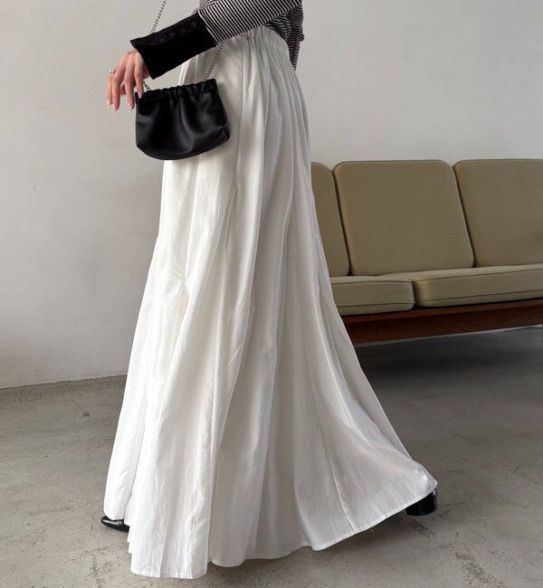  「【低身長サイズあり】ランダム切替フレアスカート」|スカート|