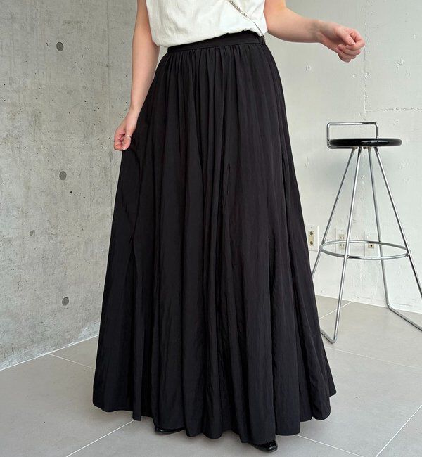  「【低身長サイズあり】ランダム切替フレアスカート」|スカート|