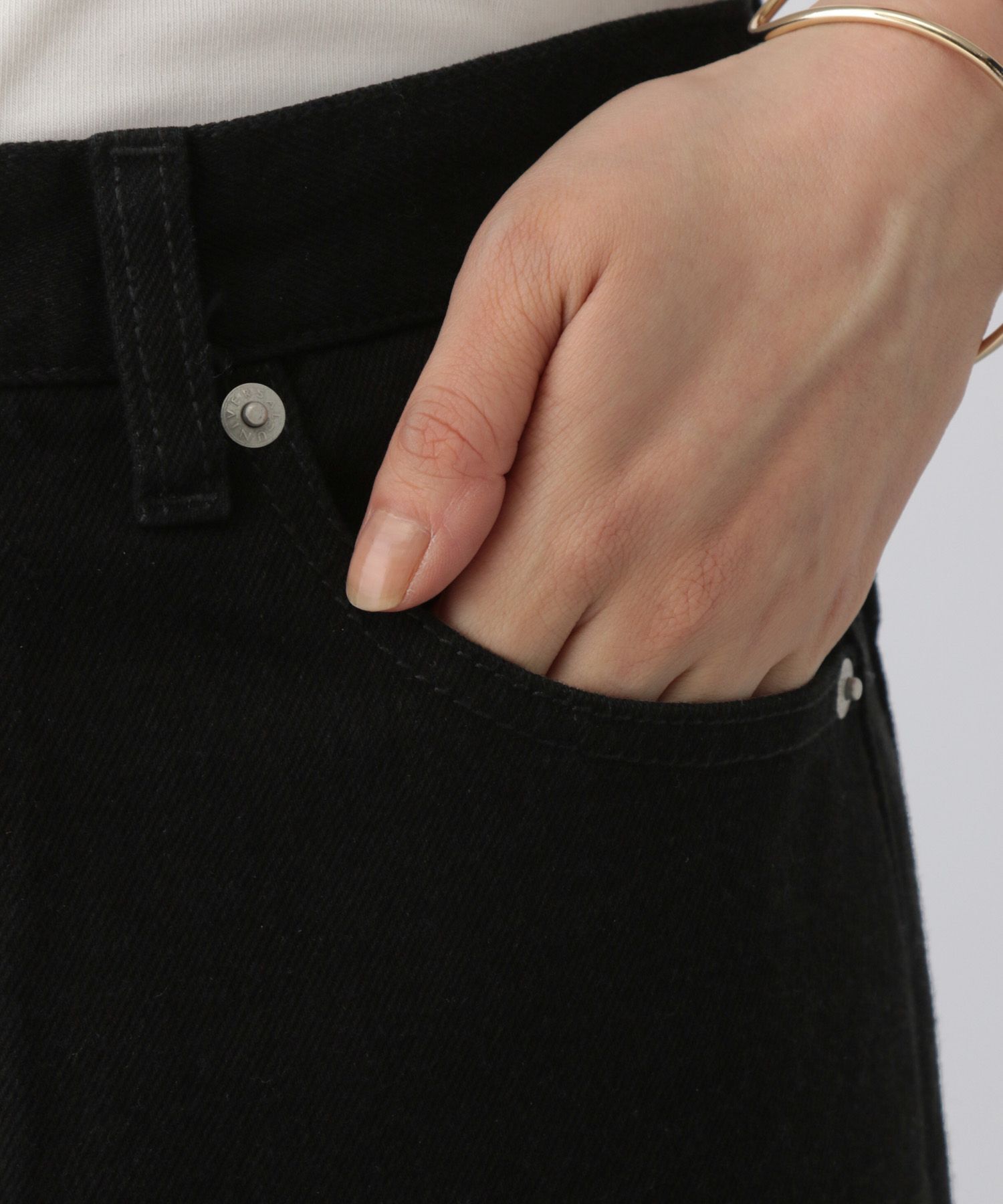  「Apb ストレートデニムパンツ」|デニム|