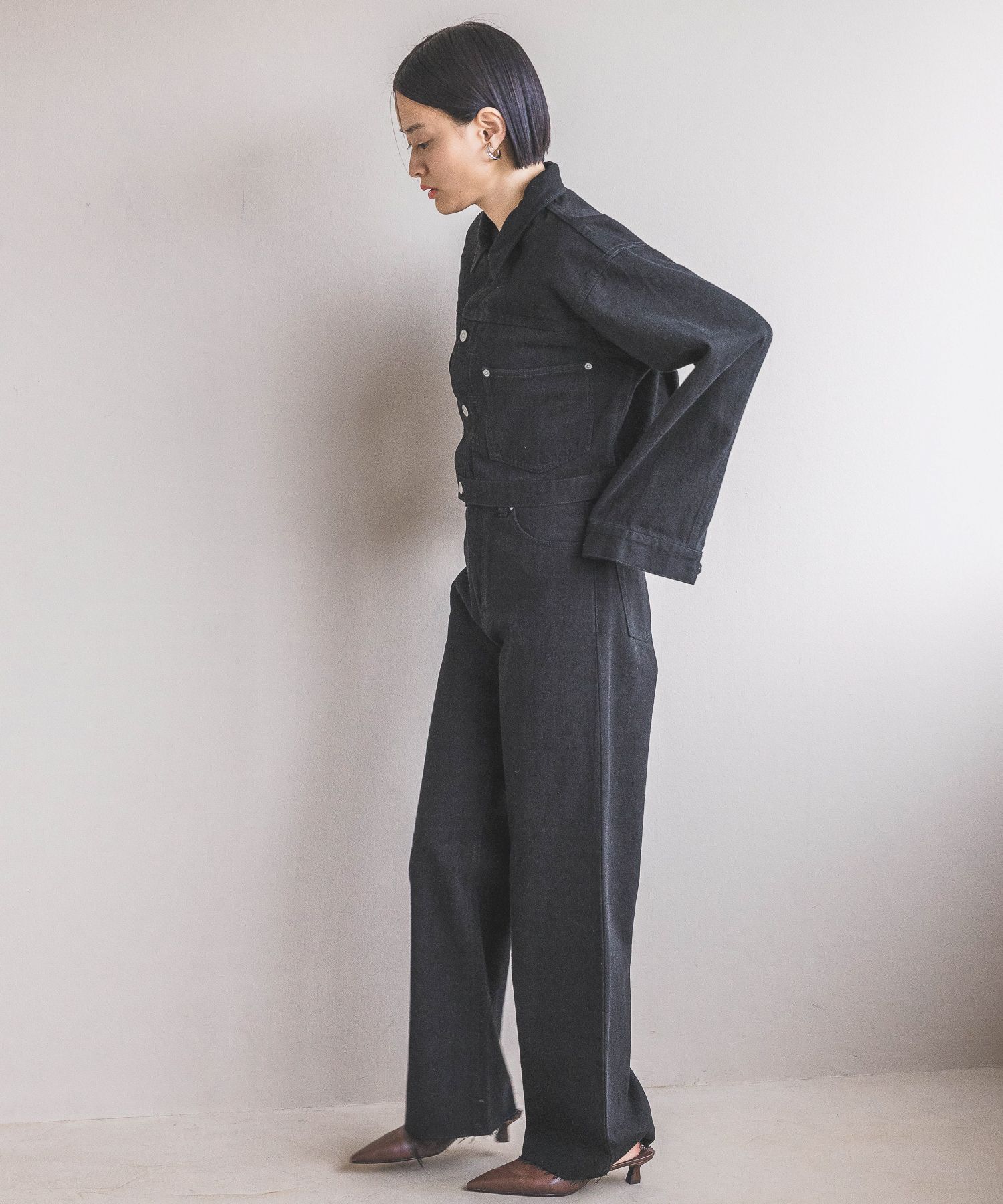  「Apb ストレートデニムパンツ」|デニム|