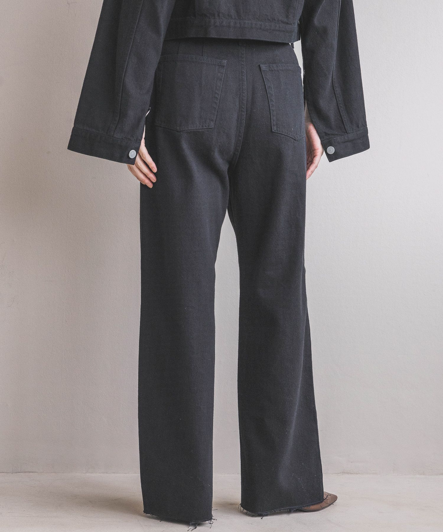  「Apb ストレートデニムパンツ」|デニム|