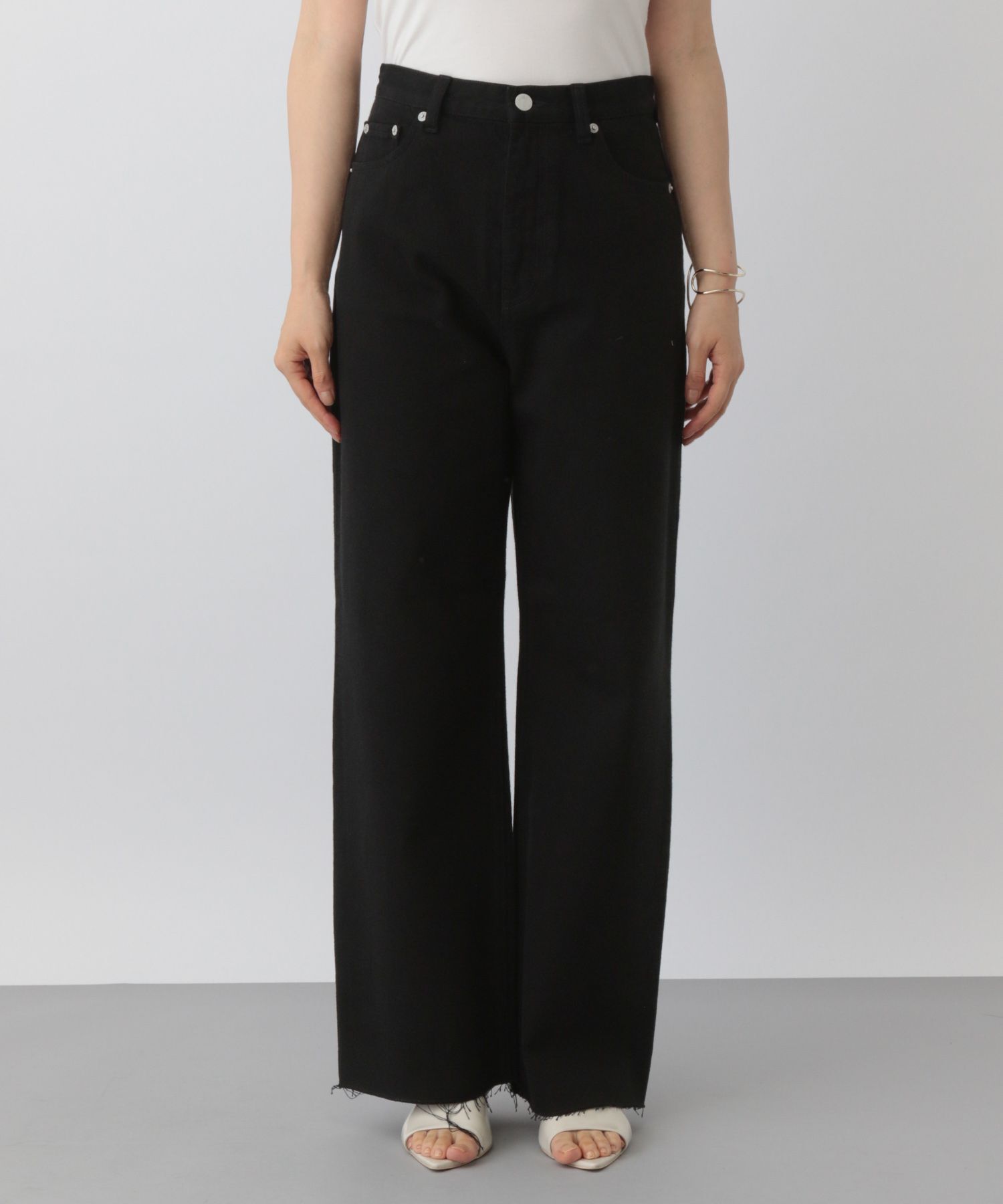  「Apb ストレートデニムパンツ」|デニム|