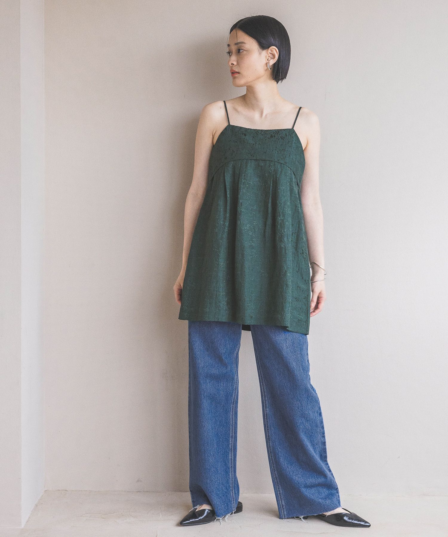  「Apb ストレートデニムパンツ」|デニム|