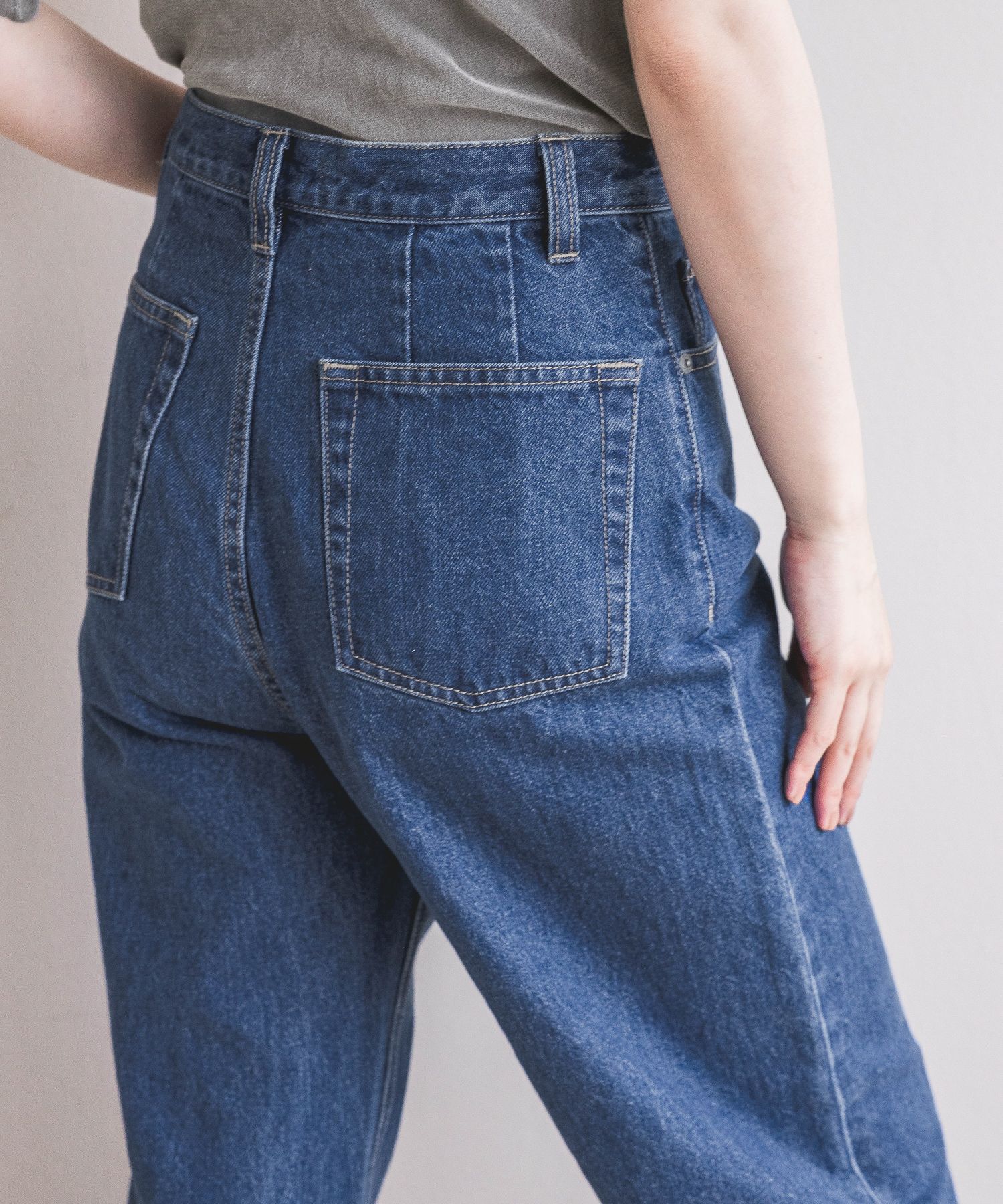  「Apb ストレートデニムパンツ」|デニム|