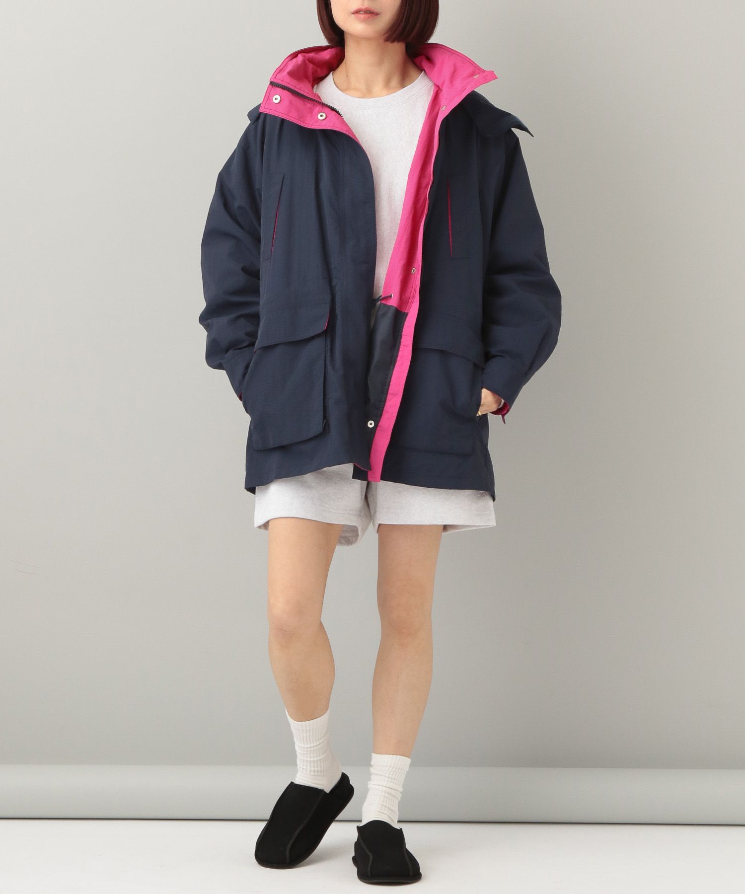 A part by 「【e/rm・コラボ】AOR＊e/rm ナイロンブルゾン」|ブルゾン・スタジャン|