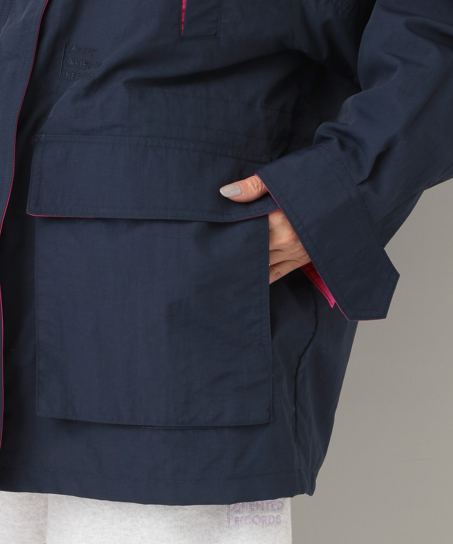 A part by 「【e/rm・コラボ】AOR＊e/rm ナイロンブルゾン」|ブルゾン・スタジャン|