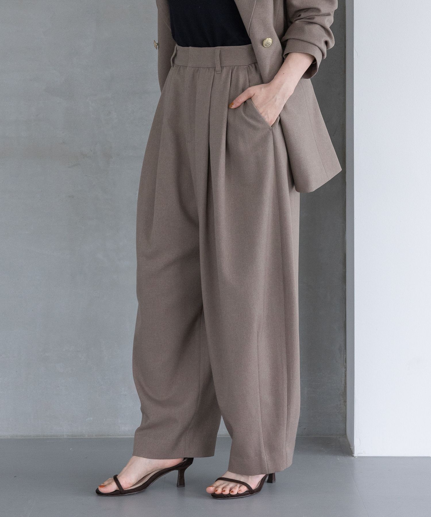 A part by 「【セットアップ対応】Ｗライクボリュームパンツ」|チノ|