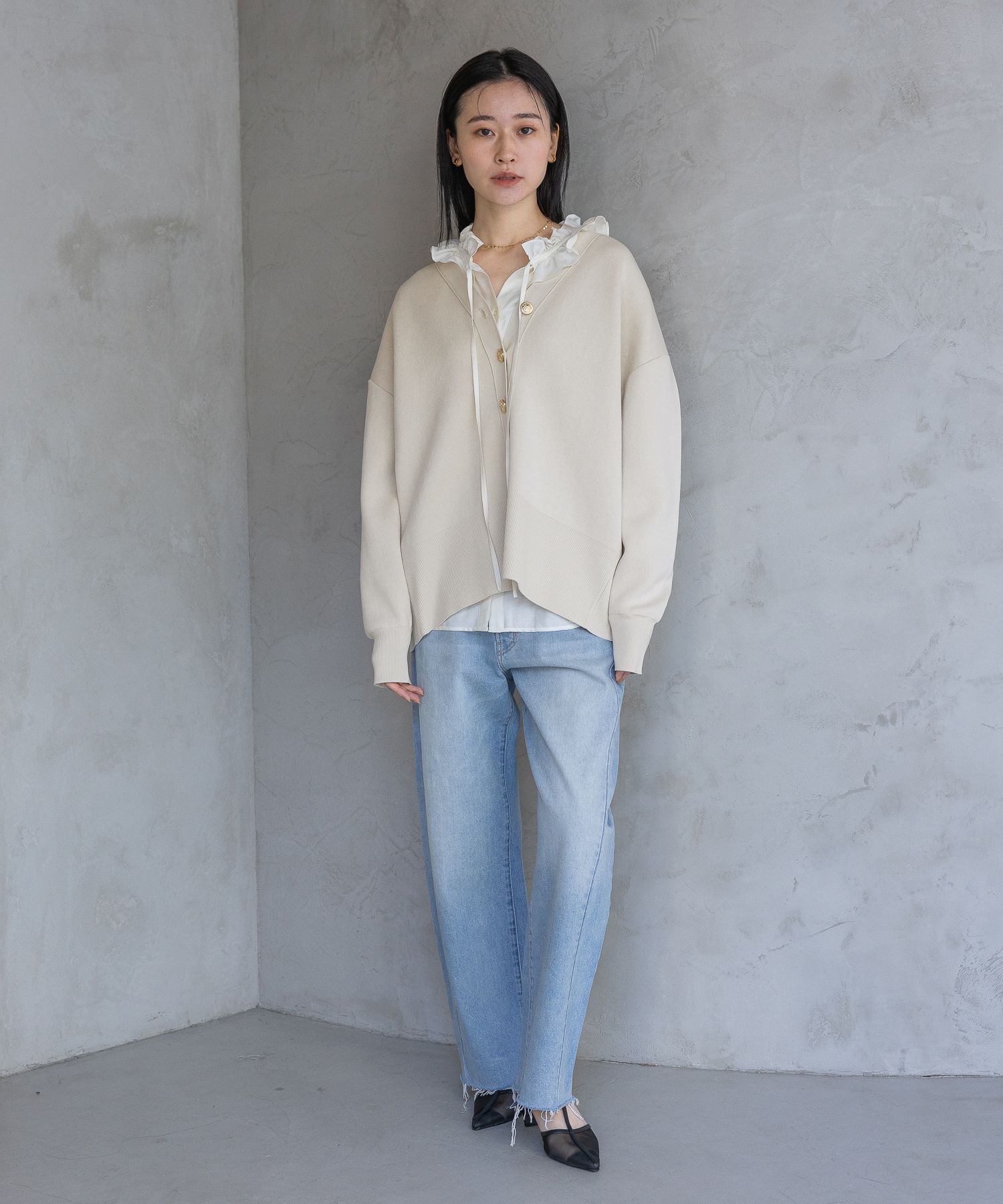 A part by 「Apbカーブデニムパンツ」|デニム|