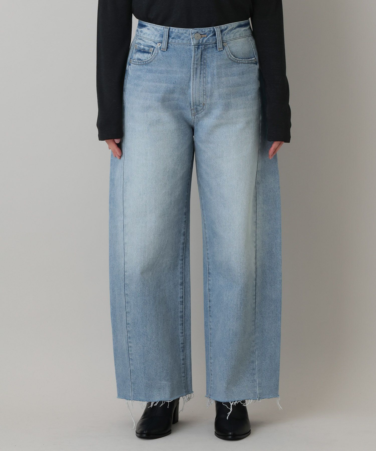 A part by 「Apbカーブデニムパンツ」|デニム|