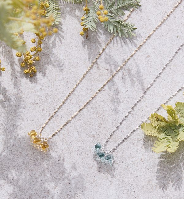 collex「【HARIO Lampwork Factory】ネックレス ひとふさのミモザ」|ネックレス|